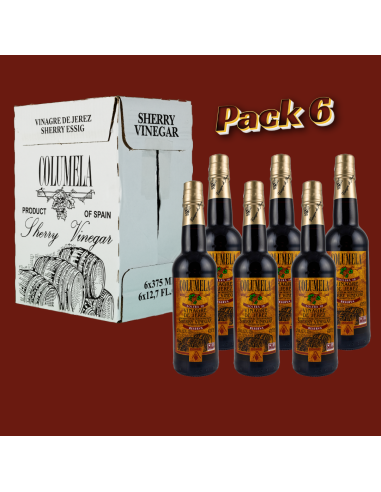 Columela Vinagre de Jerez DOP “Solera 30” 375ml Pack 6