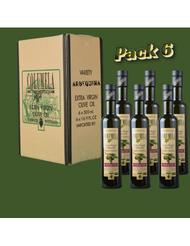 COLUMELA ACEITE DE OLIVA VIRGEN EXTRA "Arbequina" 500 ml Pack 6